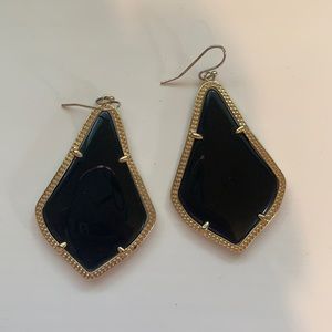 Black Alexandra Kendra Scott Earrings